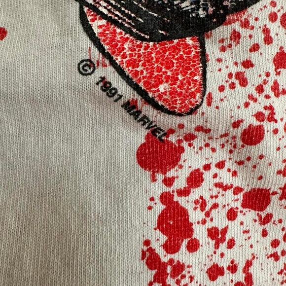 Vintage 1991 Captain America Marvel Shirt - Picture 3 of 8